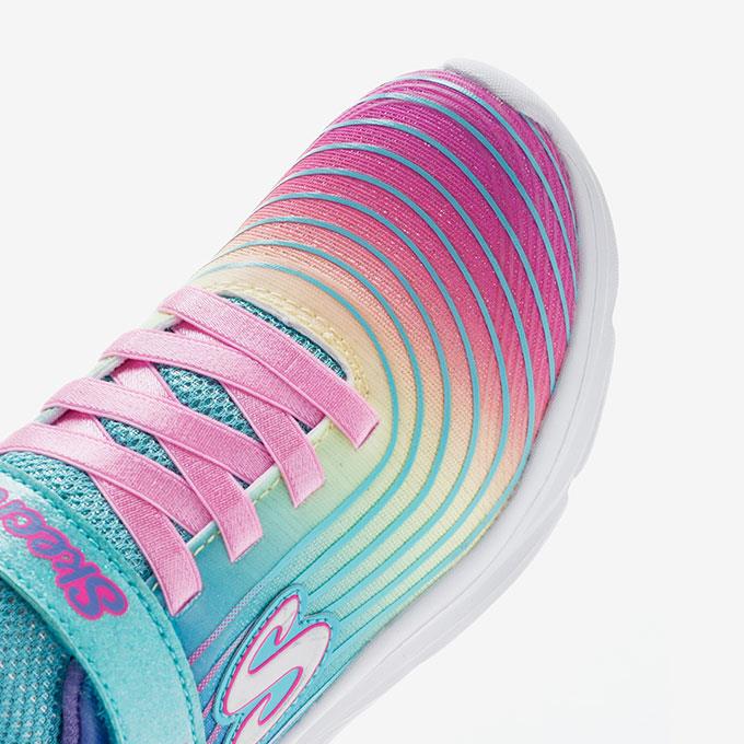 Skechers Power Jams - Pastel Speed Çocuk - Kız Turkuaz/Çoklu Sneaker