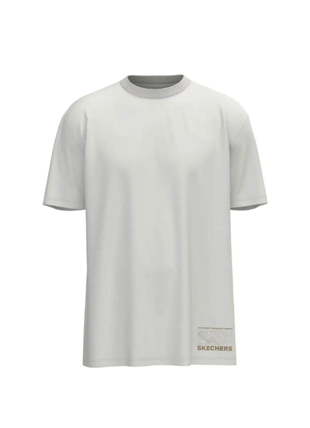 Skechers  Relaxed  Erkek T-Shirt - Beyaz