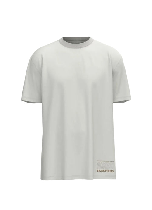 Skechers  Relaxed  Erkek T-Shirt - Beyaz