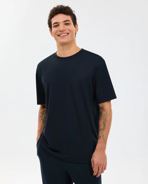Skechers  Relaxed Fit  Erkek T-Shirt - Siyah