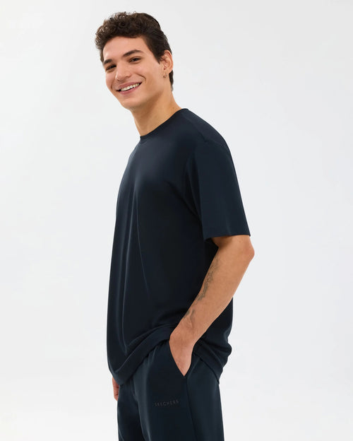 Skechers  Relaxed Fit  Erkek T-Shirt - Siyah
