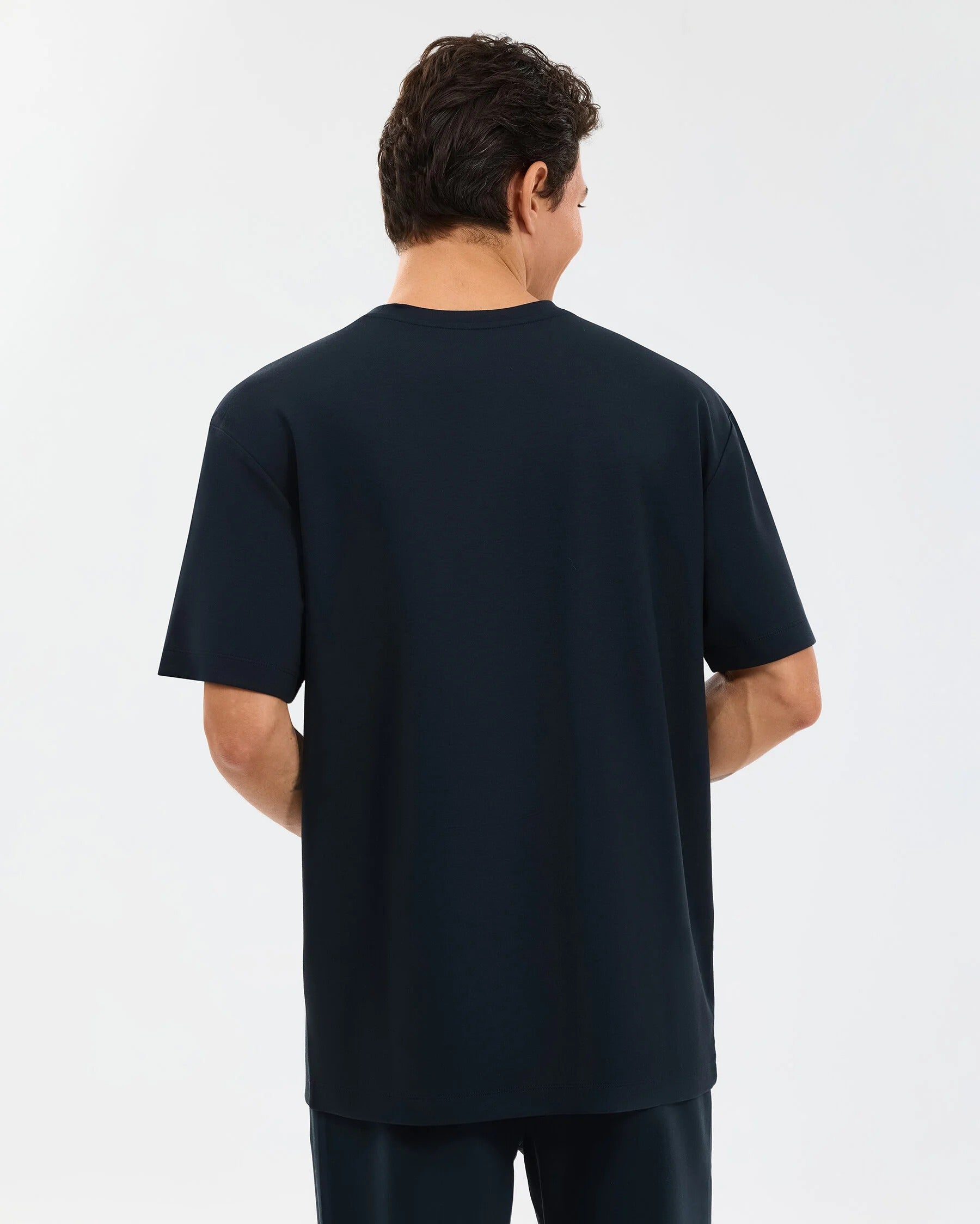 Skechers Relaxed Fit Erkek Tişört - Siyah