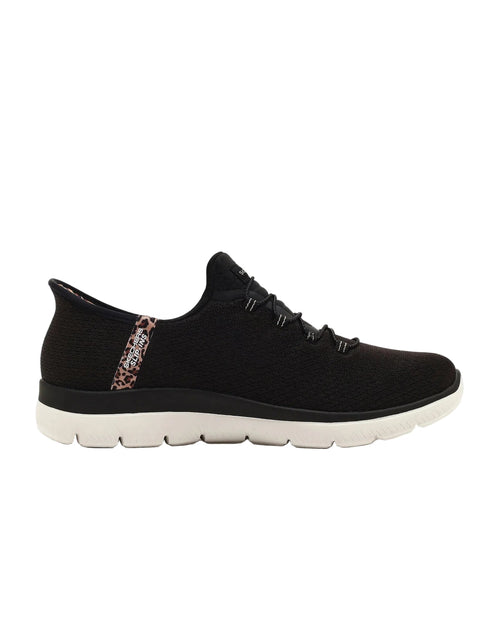 Skechers Summits Leopard Kadın Ayakkabı-Lifestyle - Siyah