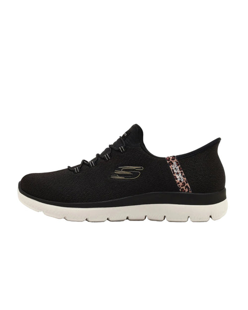 Skechers Summits Leopard Kadın Ayakkabı-Lifestyle - Siyah