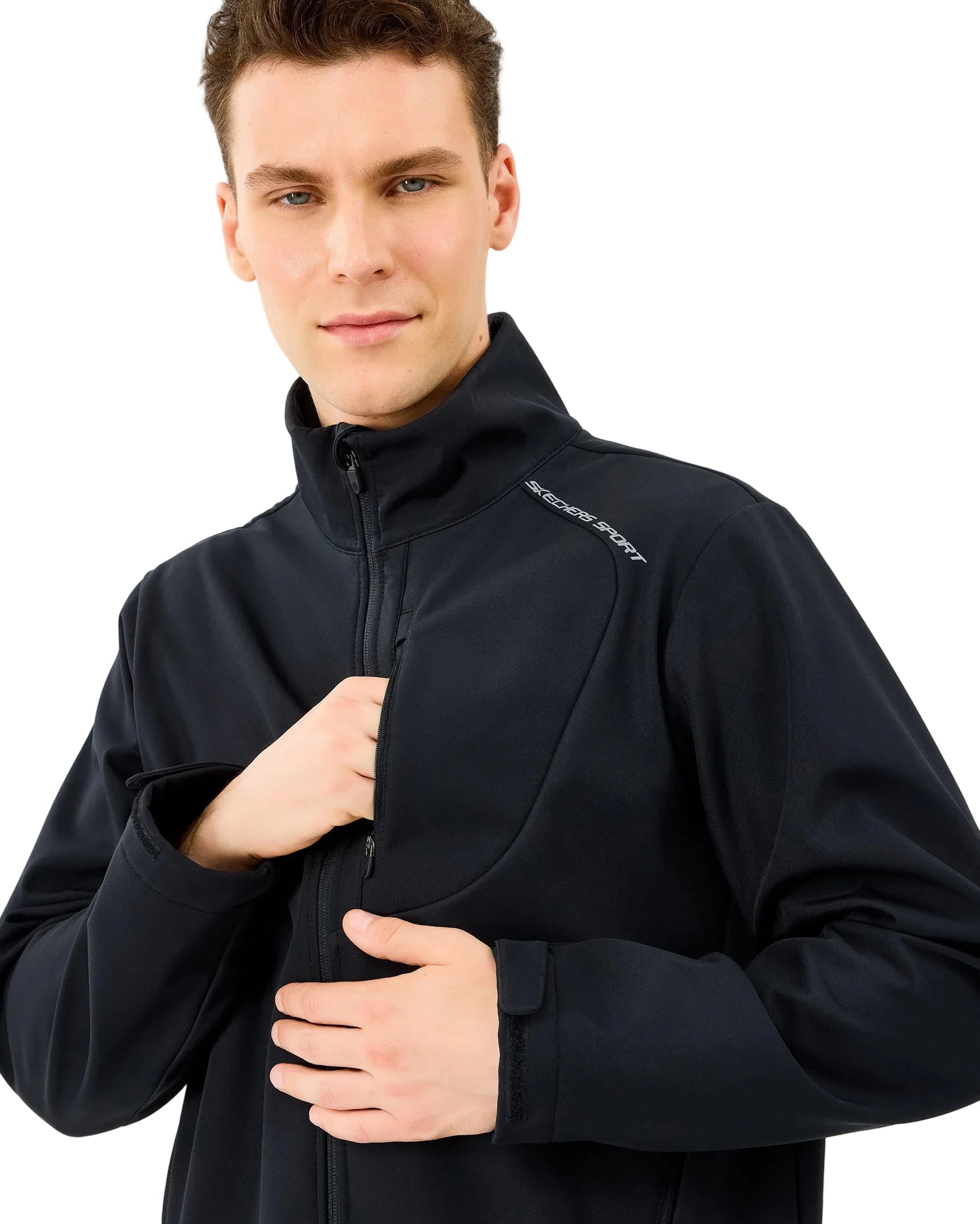 Skechers Softshell Basic Erkek Mont - Siyah
