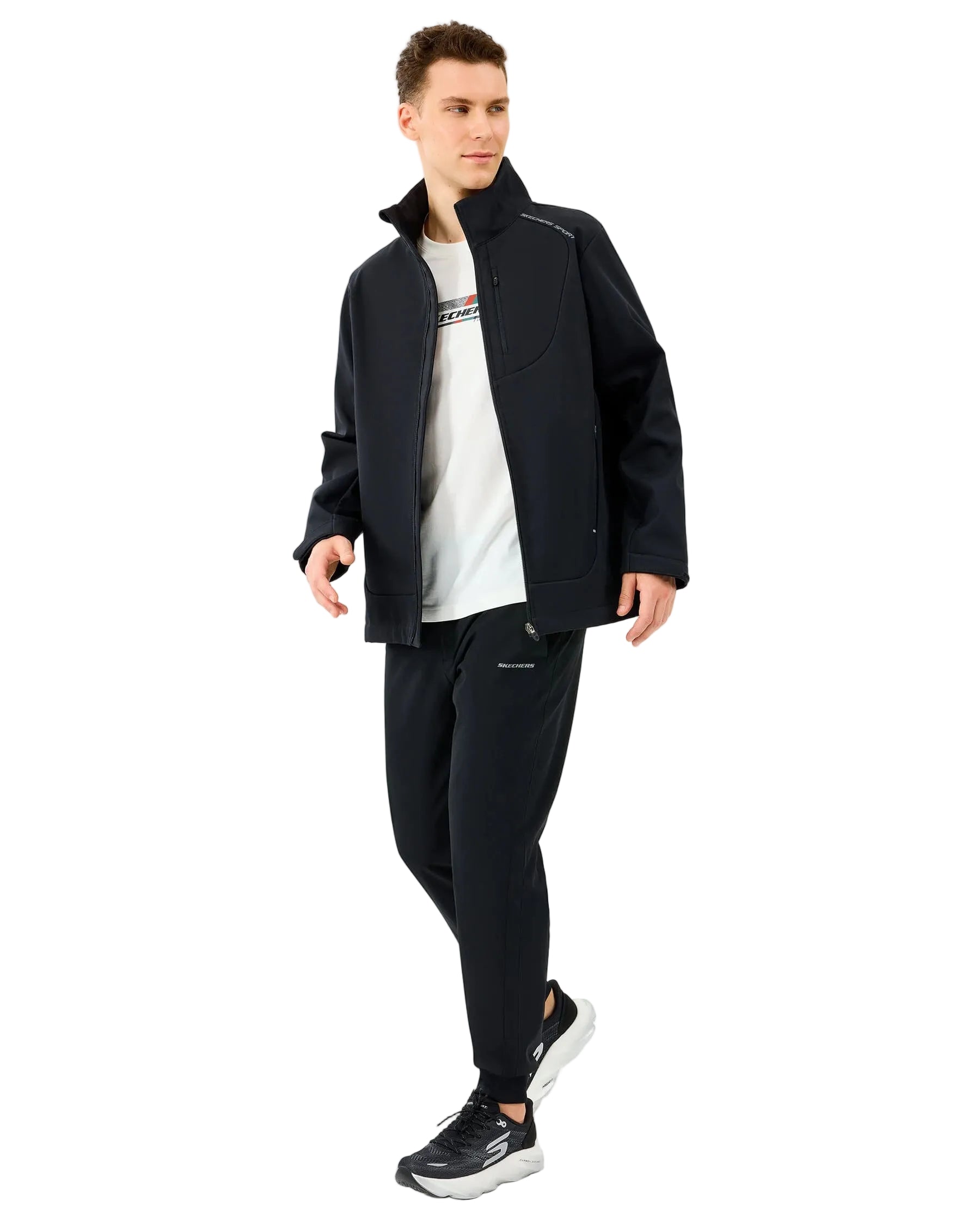 Skechers Softshell Basic Erkek Mont - Siyah