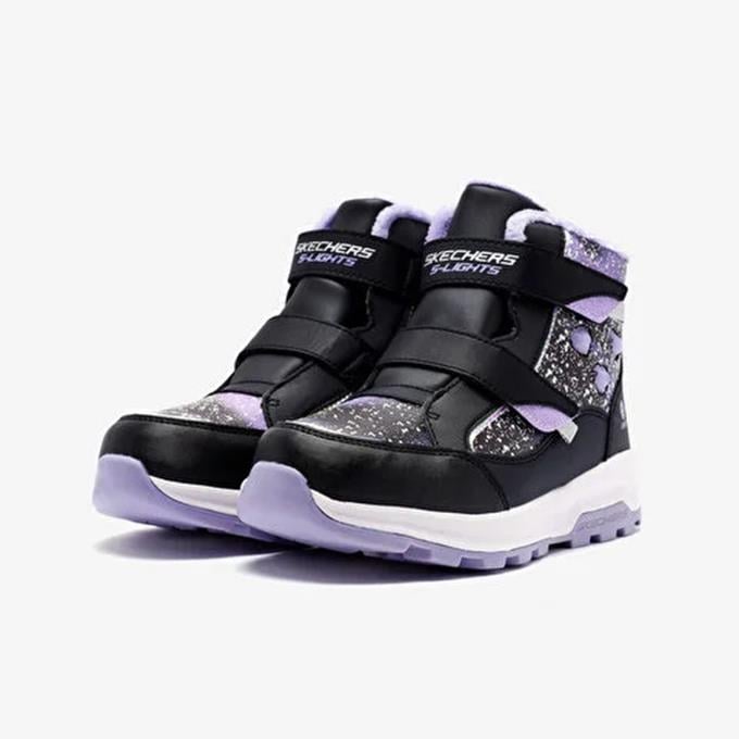 Skechers Storm Blazer Çocuk - Kız Siyah/Lavanta Bot