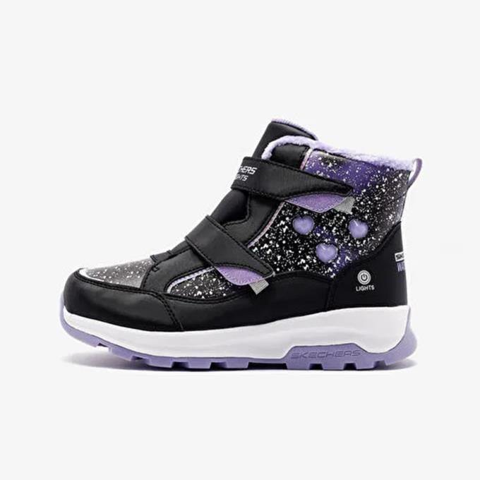 Skechers Storm Blazer Çocuk - Kız Siyah/Lavanta Bot