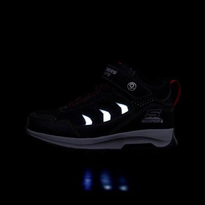 Skechers Storm Blazer - Glow Roam Çocuk - Erkek Siyah/Gri Bot