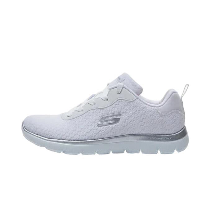 Skechers Summits Kadın Beyaz/Gümüş Sneaker