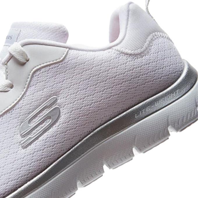 Skechers Summits Kadın Beyaz/Gümüş Sneaker