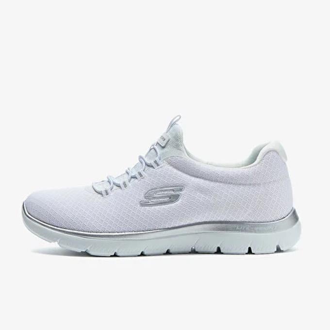 Skechers Summits Kadın Beyaz/Gümüş Sneaker
