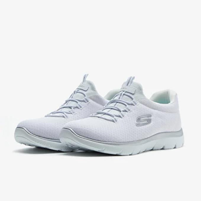 Skechers Summits Kadın Beyaz/Gümüş Sneaker