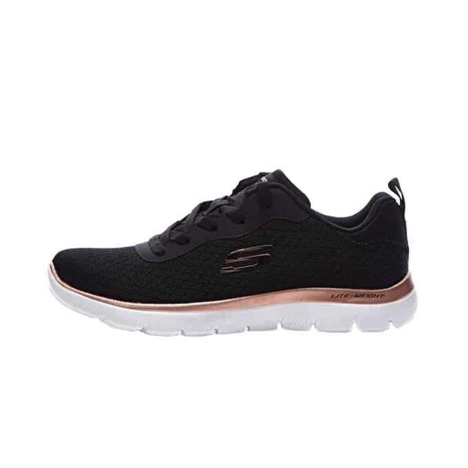 Skechers Summits Kadın Siyah/Pembe Altın Sneaker