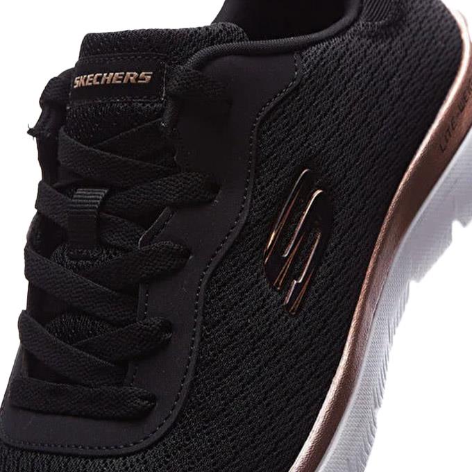 Skechers Summits Kadın Siyah/Pembe Altın Sneaker