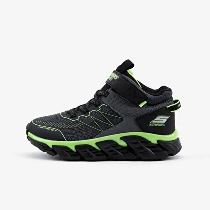Skechers Tech - Grip Çocuk - Erkek Kahve/Siyah/Yeşil Bot