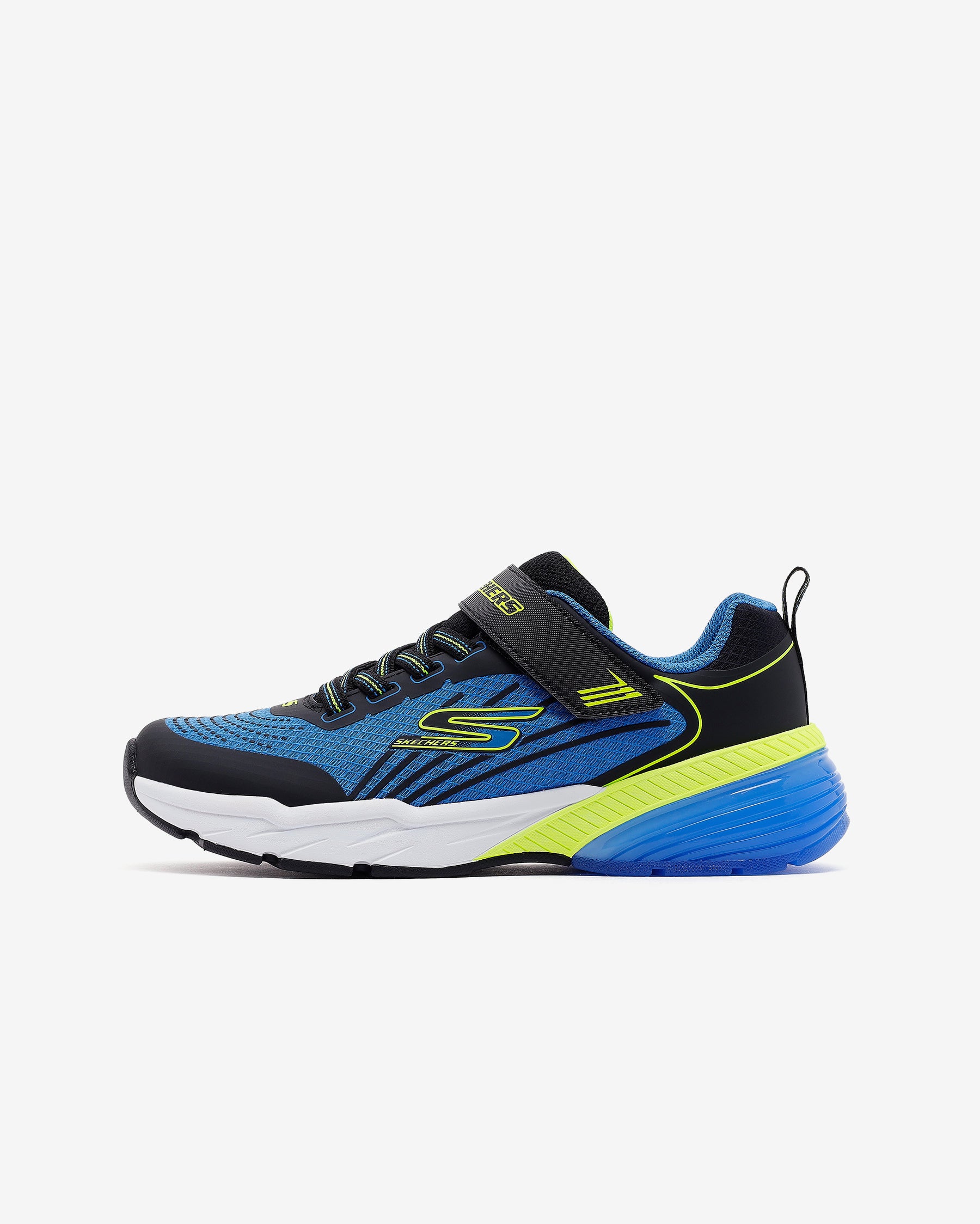 Skechers Thermoflux Elıte Çocuk - Erkek Siyah/Mavi/Açık Yeşil Sneaker