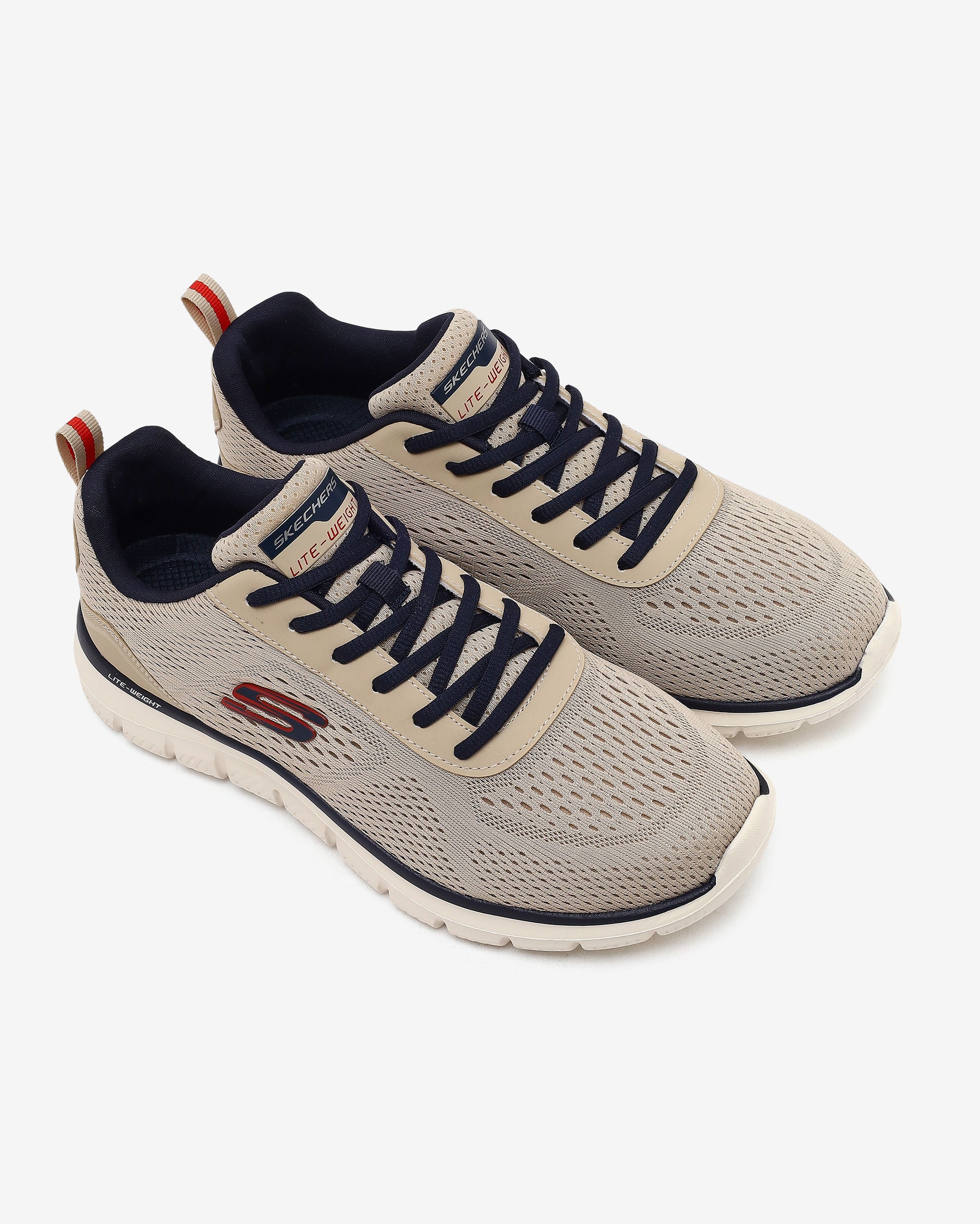Skechers Track-Leshur Erkek Gri/Turuncu Koşu - Yürüyüş Ayakkabısı