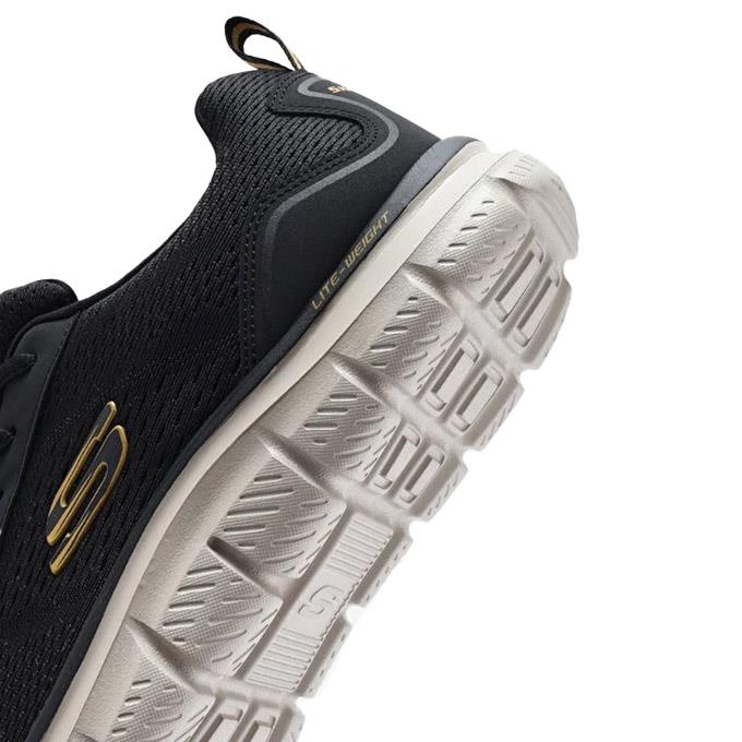 Skechers Track Leshur Siyah Erkek Koşu Ayakkabısı