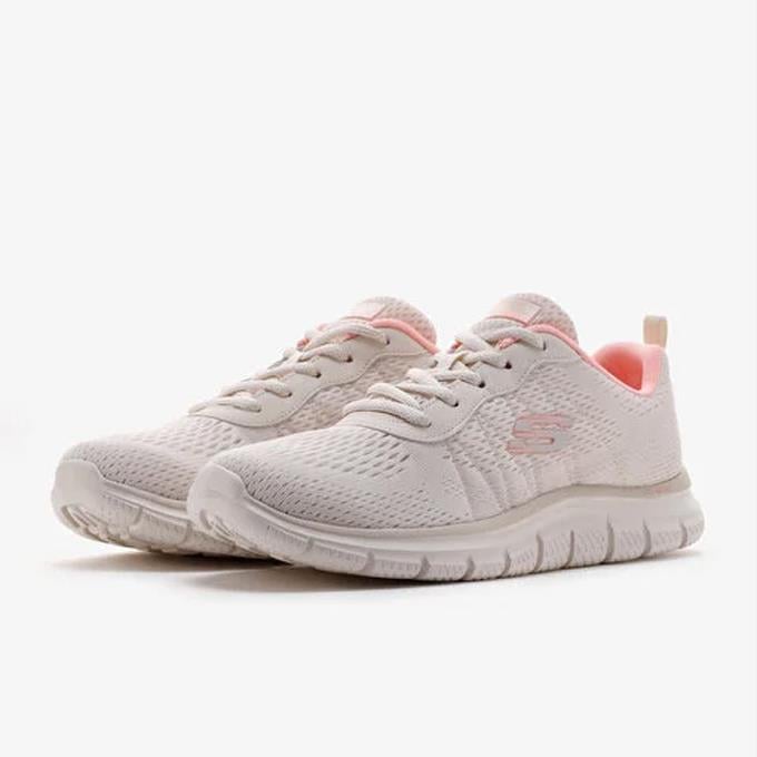 Skechers Track - New Staple Kadın Natürel/Pembe Sneaker