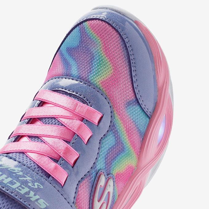 Skechers Twisty Glow - Sorbet Swirl Çocuk - Kız Çakıl/Çoklu Sneaker