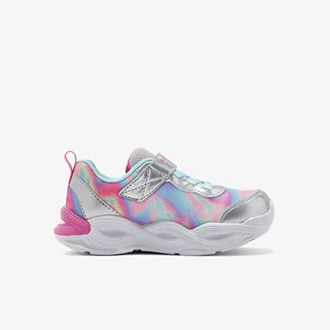 Skechers Twisty Glow - Sorbet Swirl Çocuk - Kız Gümüş/Çoklu Sneaker