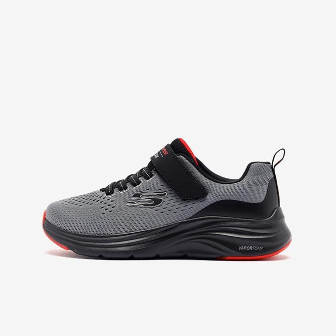 Skechers Vapor Foam Çocuk - Erkek Gri/Kırmızı Sneaker