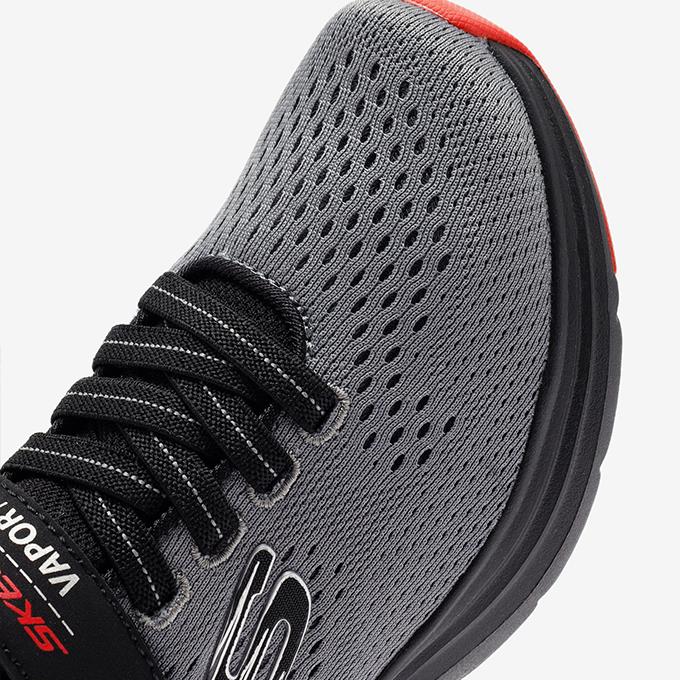 Skechers Vapor Foam Çocuk - Erkek Gri/Kırmızı Sneaker