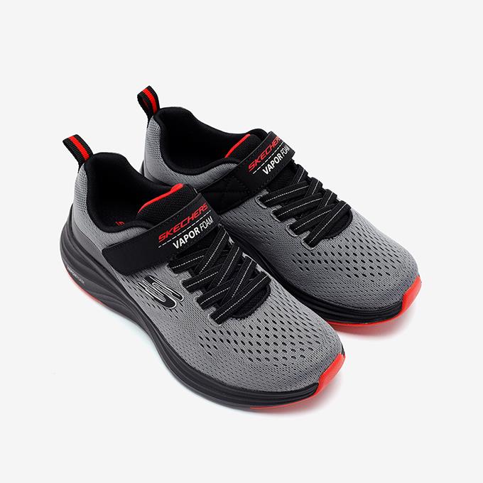 Skechers Vapor Foam Çocuk - Erkek Gri/Kırmızı Sneaker