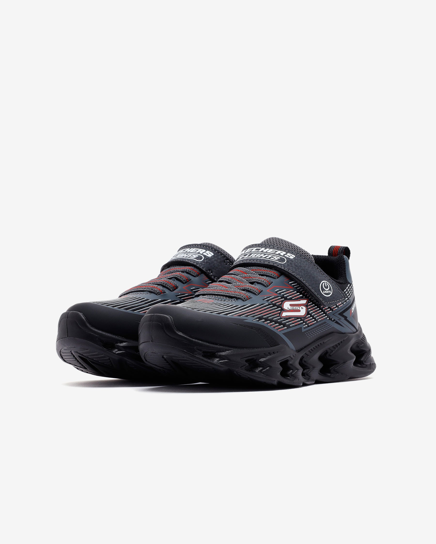 Skechers Vortex 2.0 Çocuk - Erkek Siyah/Gri Sneaker