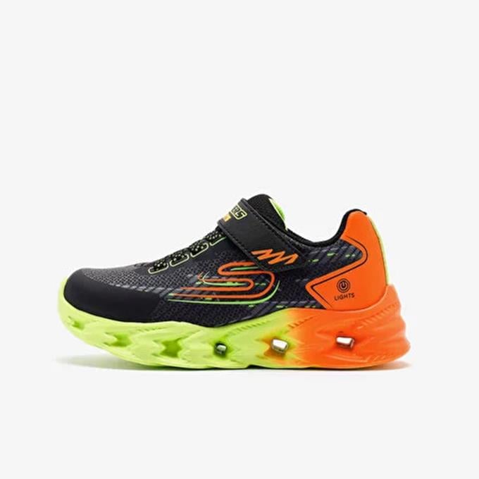 Skechers Vortex 2.0 - Quantroid Çocuk - Erkek Siyah/Çoklu Koşu - Yürüyüş Ayakkabısı