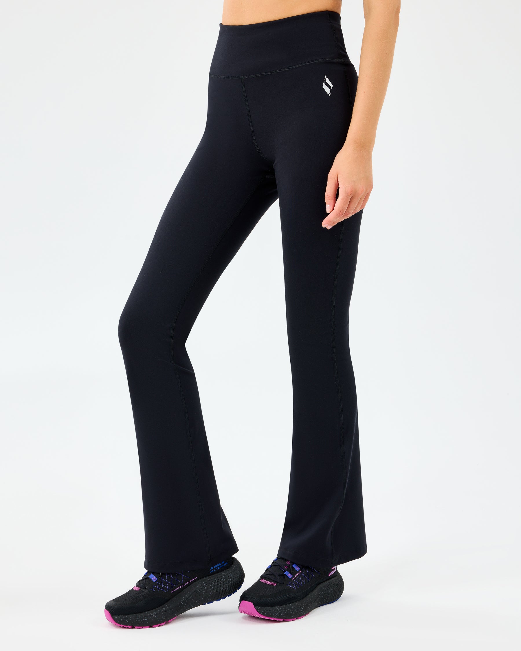 Skechers Basic Flare Siyah Kadın Tayt