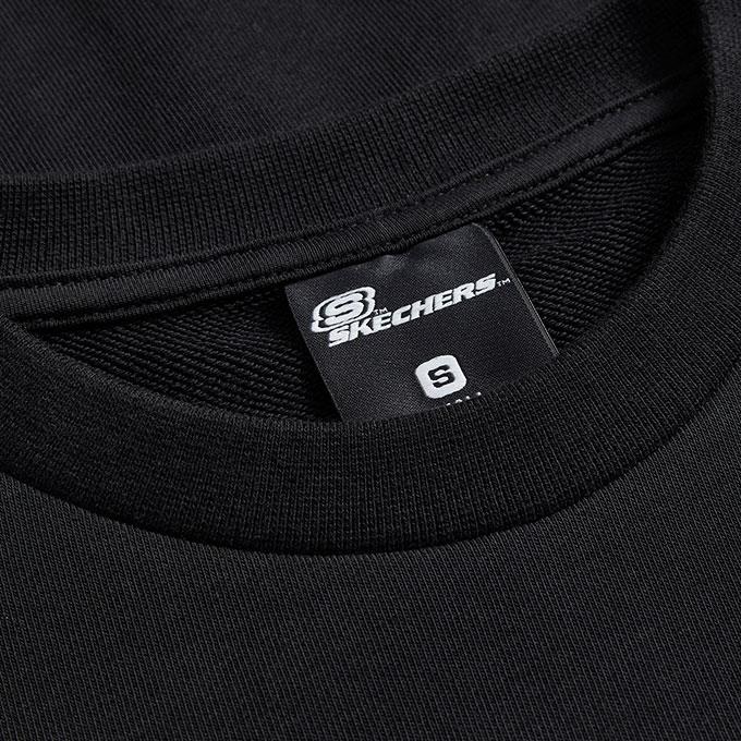 Skechers Essential Crewneck Siyah Kadın Sweatshirt