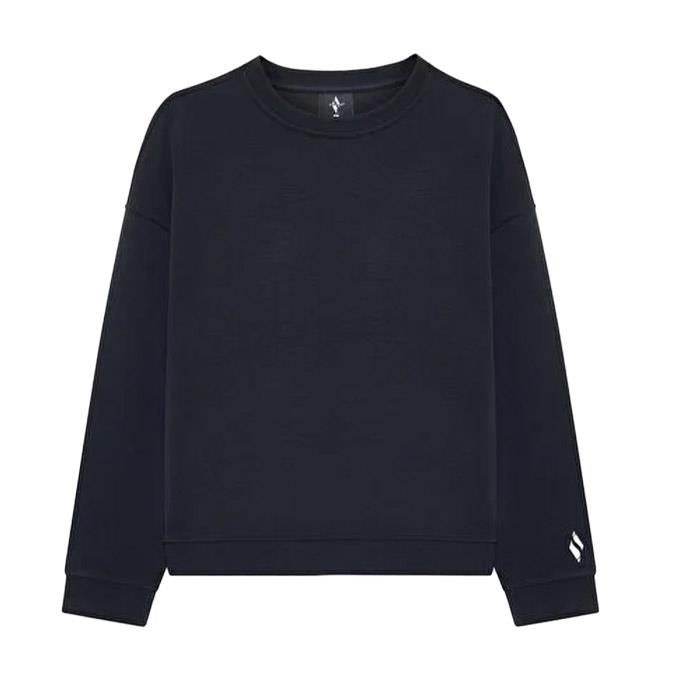 Skechers Lounge Loose Crew Neck Siyah Kadın Sweatshirt