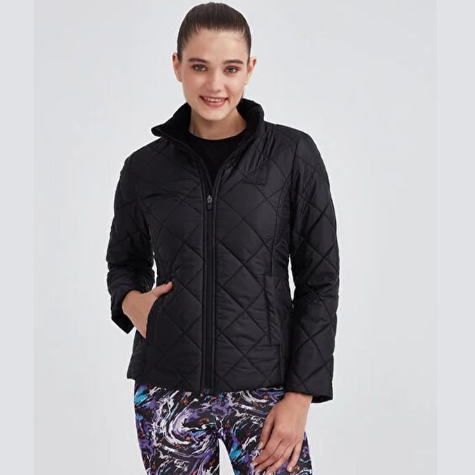 Skechers Outerwear Padded Siyah Kadın Mont