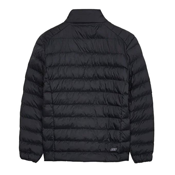 Skechers Outerwear Pop Up Detailed Padded Siyah Kadın Mont