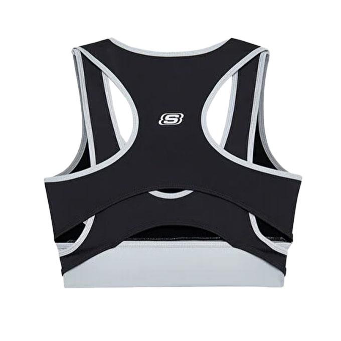 Skechers Performance Collection Mid Support Siyah Kadın Bra