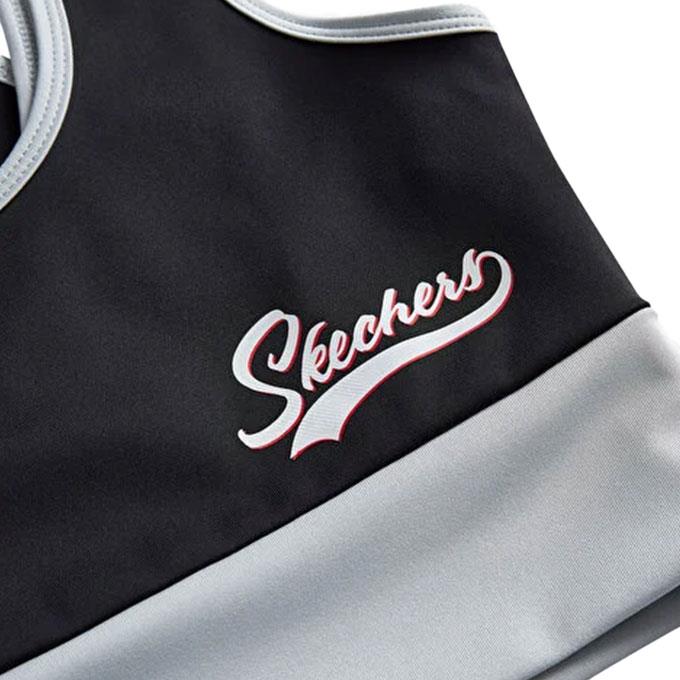 Skechers Performance Collection Mid Support Siyah Kadın Bra