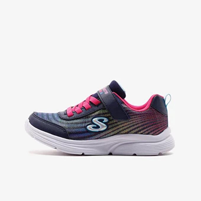 Skechers Wavy Lites  -  Hydro Crush Çocuk - Kız Lacivert/Çoklu Bot