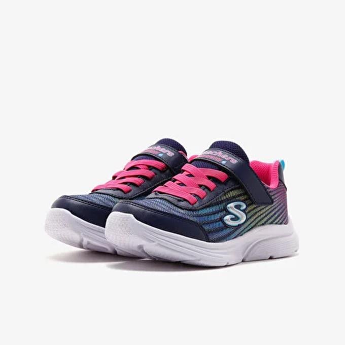 Skechers Wavy Lites  -  Hydro Crush Çocuk - Kız Lacivert/Çoklu Bot