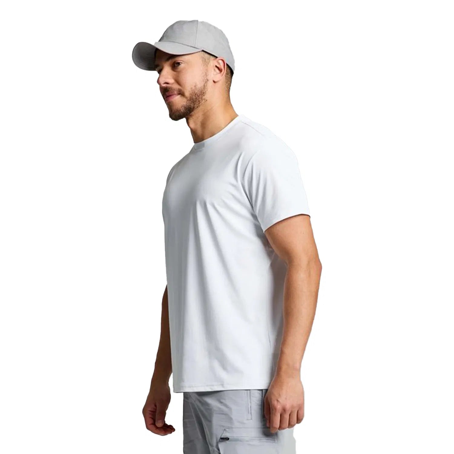 Slam Tech Pique Beyaz Erkek T-Shirt