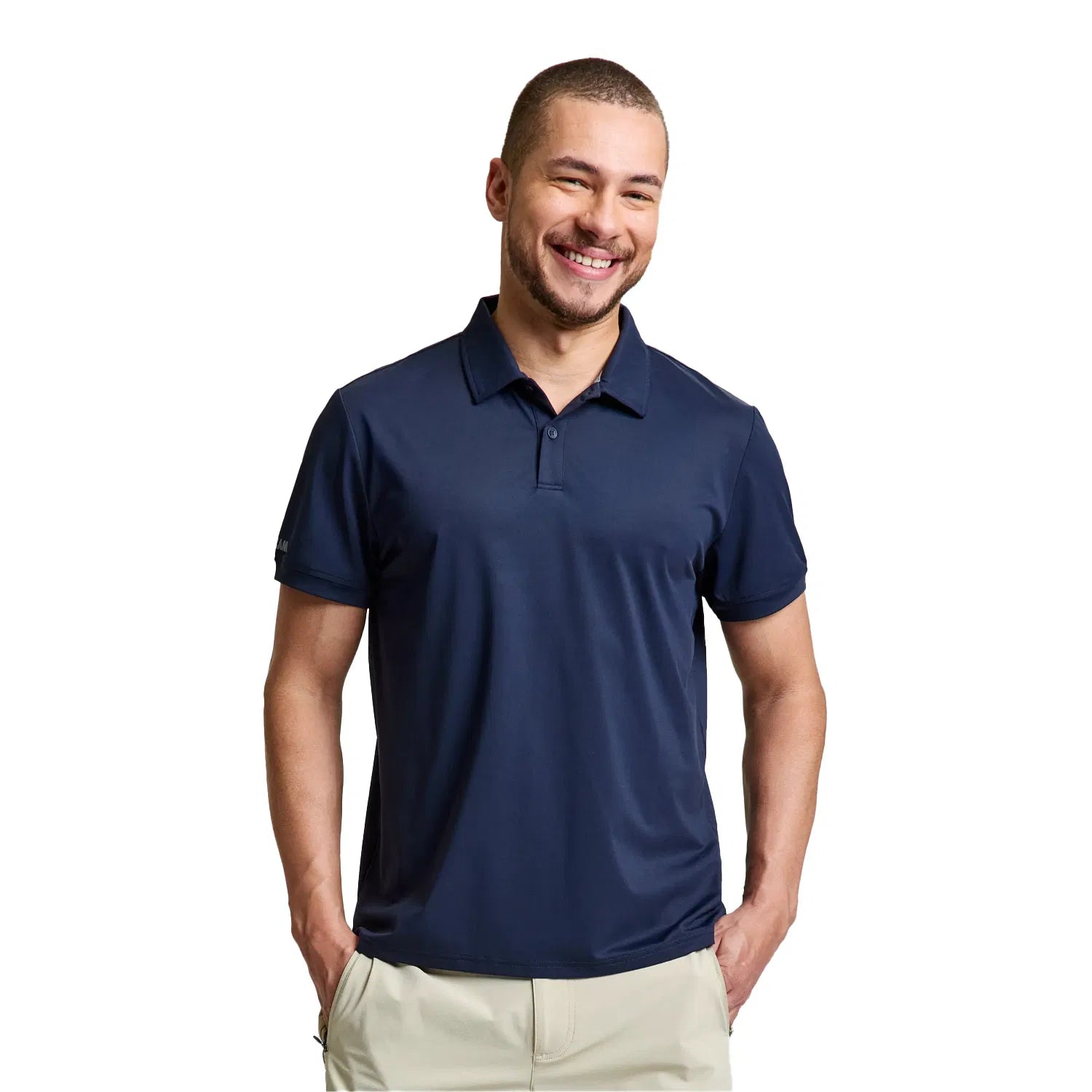 Slam Tech Pique Lacivert Erkek T-Shirt