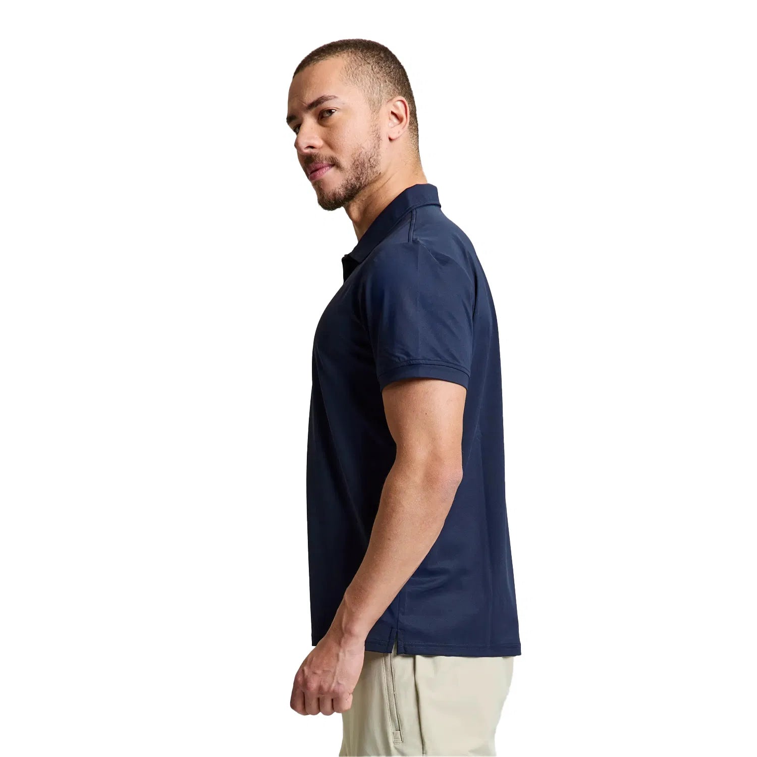 Slam Tech Pique Lacivert Erkek T-Shirt