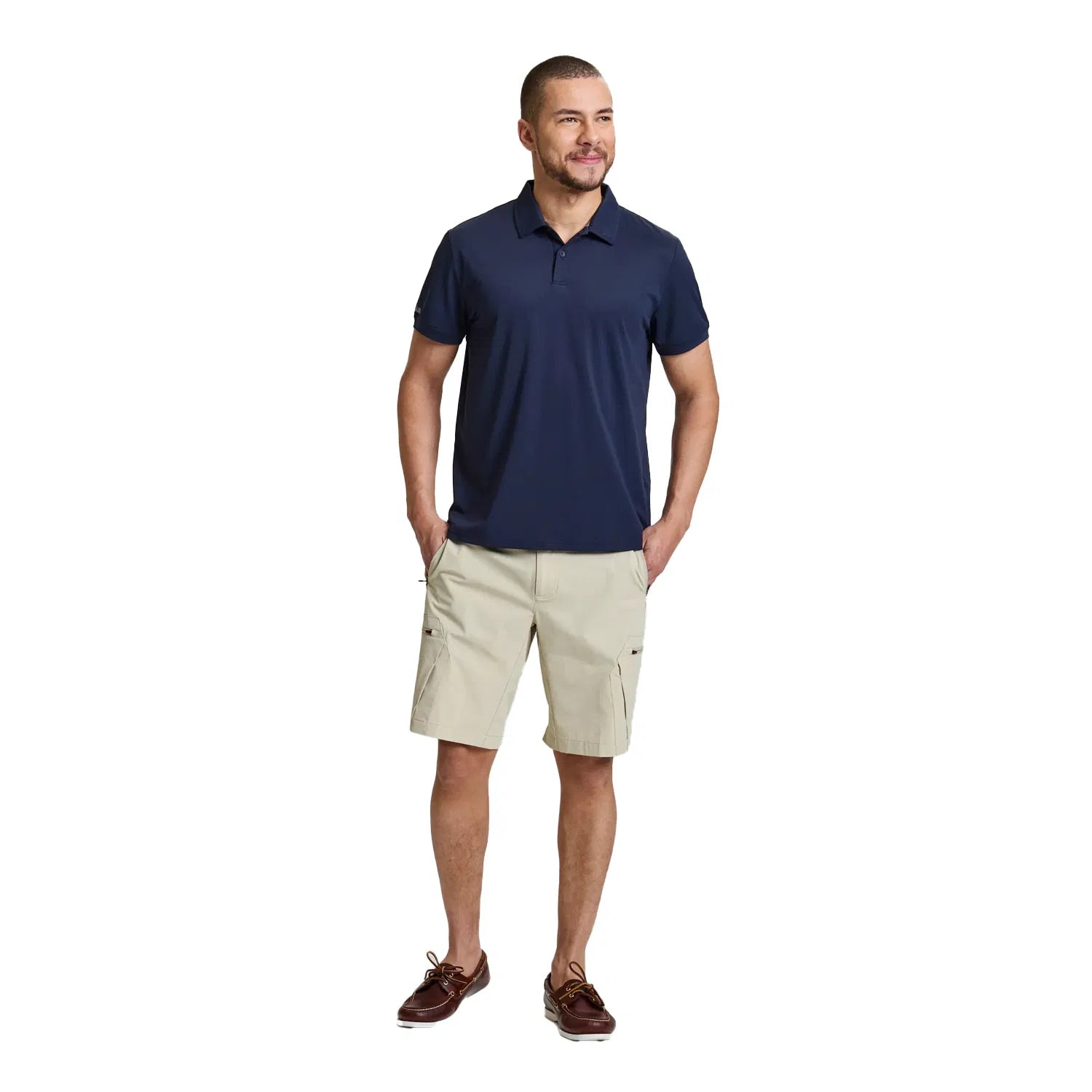Slam Tech Pique Lacivert Erkek T-Shirt