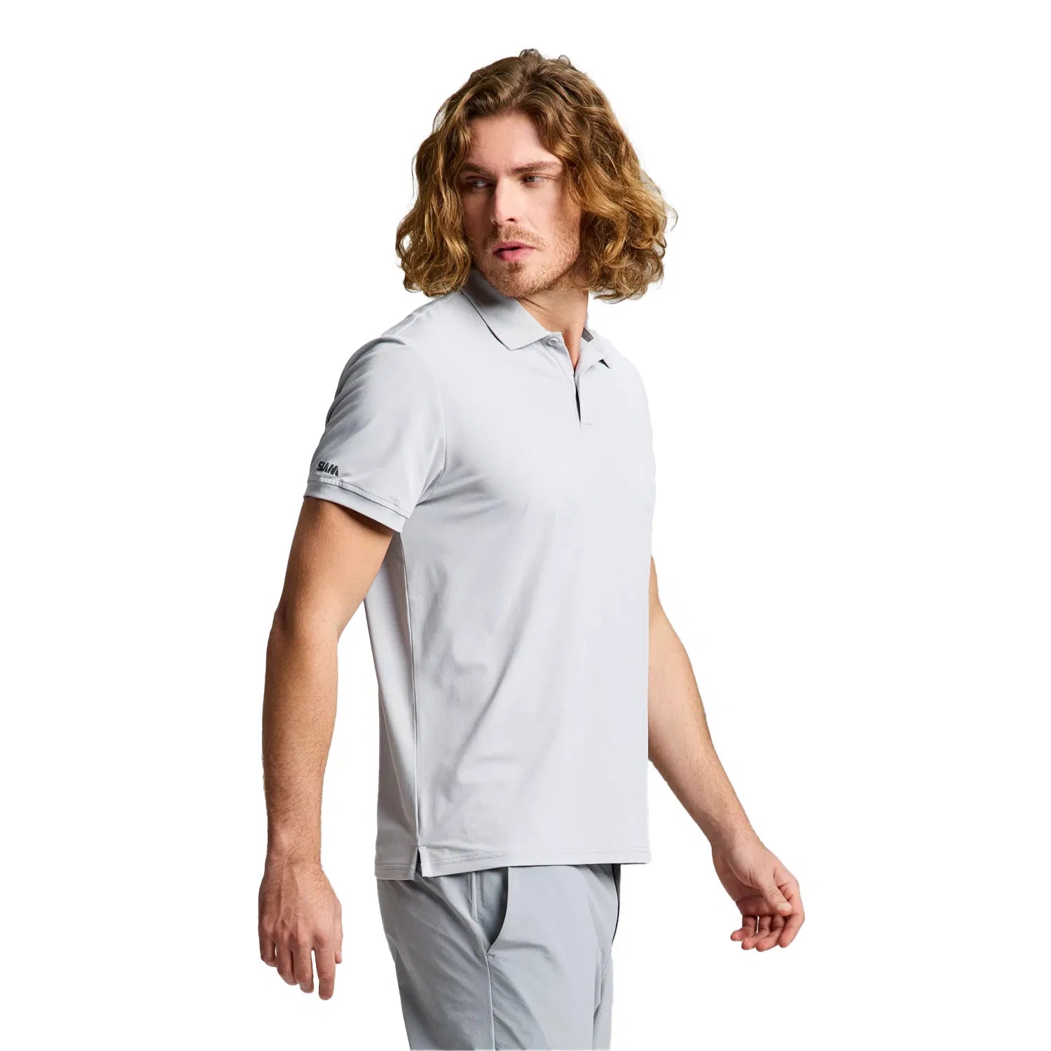 Slam Tech Pique Gri Erkek T-Shirt