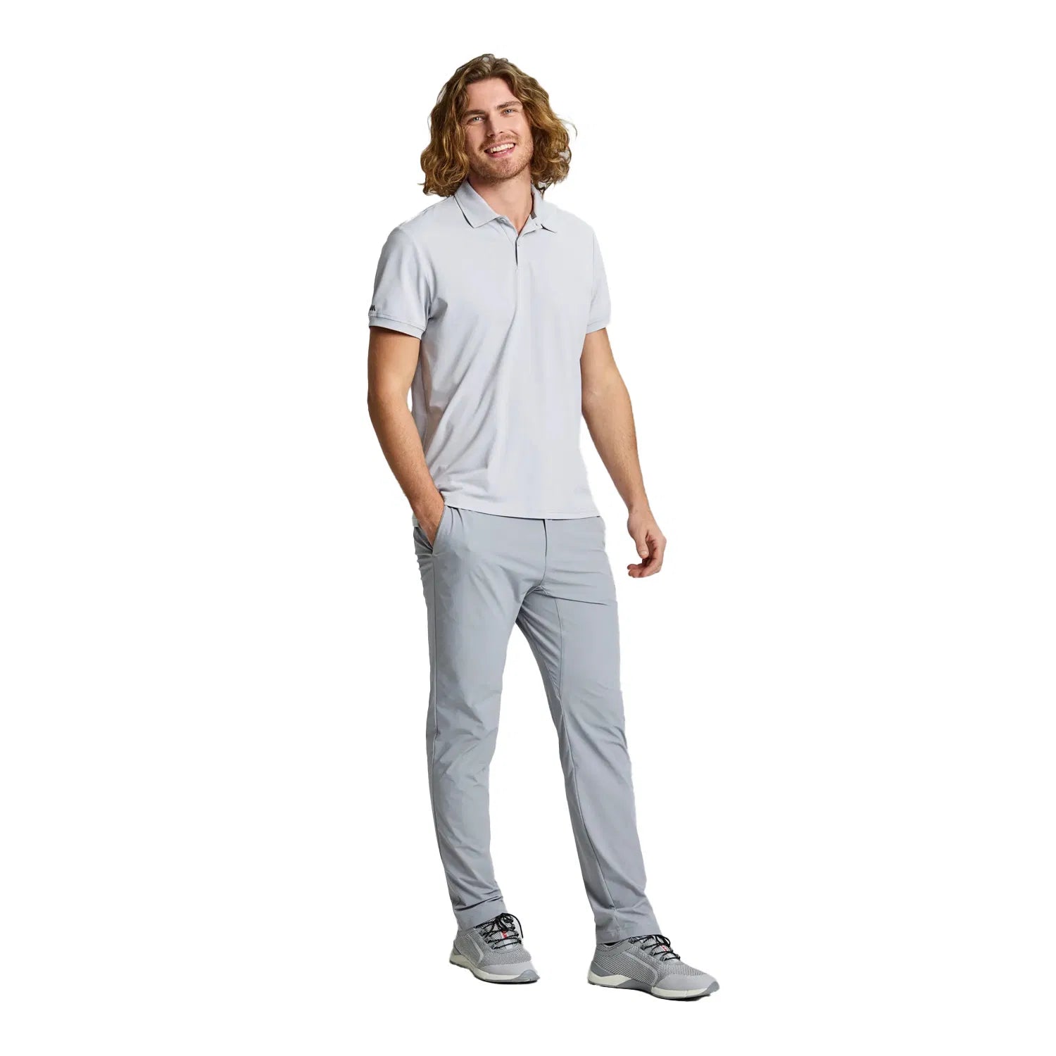 Slam Tech Pique Gri Erkek T-Shirt
