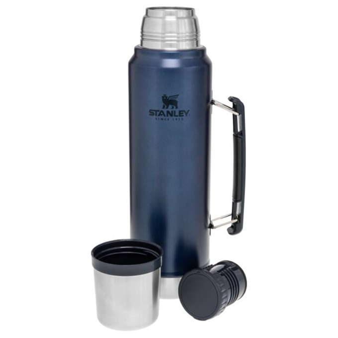 Stanley Classic Vacuum Bottle 1 LT Unisex Termos - Mavi - görsel 2
