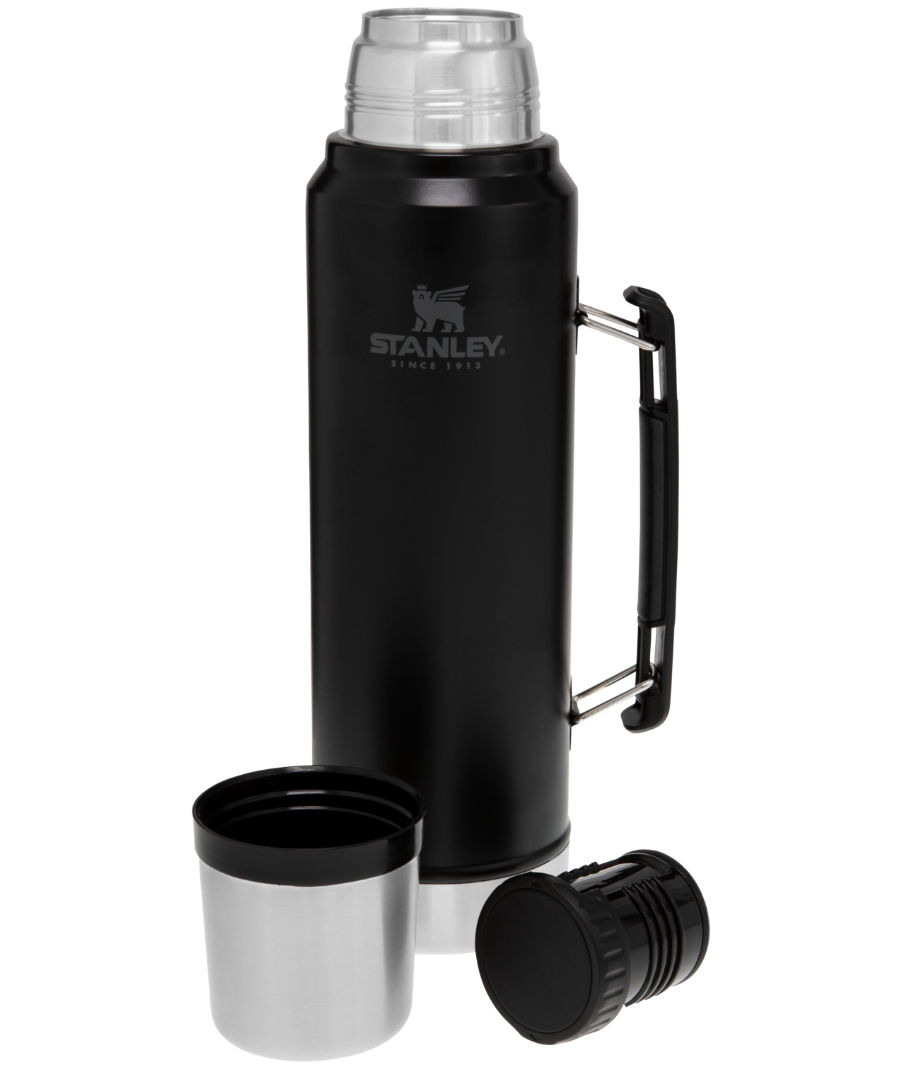 Stanley Classic Vacuum Bottle 1 LT Siyah Unisex Termos - Matara
