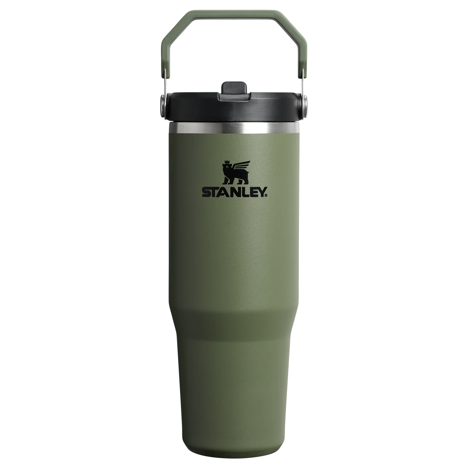 Stanley The Iceflow Flip Straw Tumbler 0.89 LT Unisex Termos - Matara - Haki