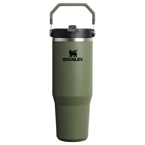 Stanley The Iceflow Flip Straw Tumbler 0.89 LT Unisex Termos - Matara - Haki